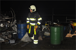Oefening Autobrand  Newtonstraat Buitenpost